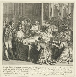 The Incorrupt Body of St Idesbald by Bernard Picart